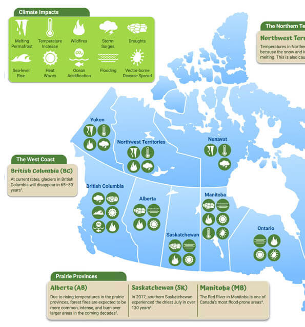 Climate Impacts Map