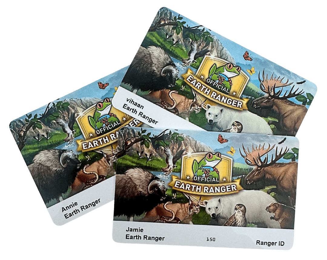 Earth Rangers Membership Cards